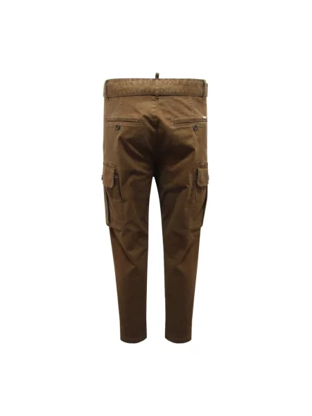 Spodnie cargo Dsquared2 zielone