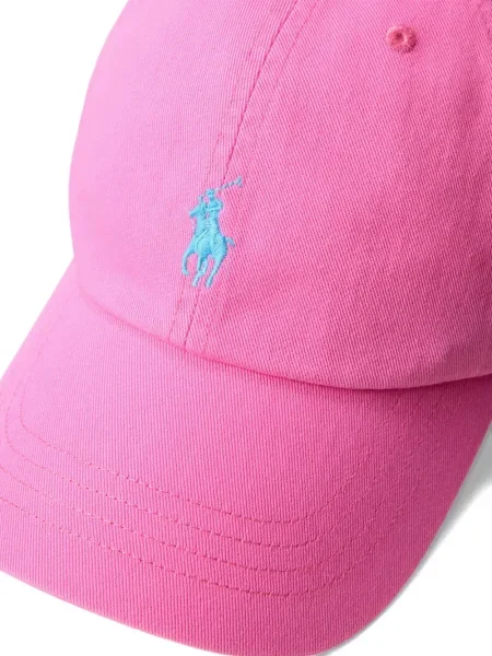 Czapka z daszkiem Polo Ralph Lauren w kratkę z twillu biznesowa niebieska