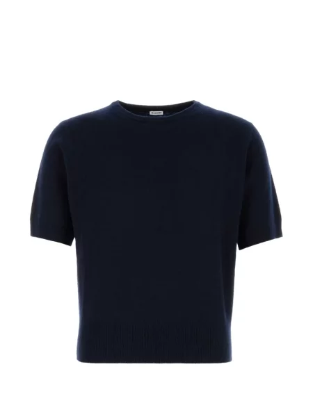 Pulover Jil Sander scurt albastru