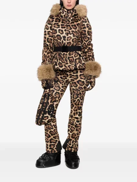 Geacă de schi Goldbergh cu imagine cu model leopard