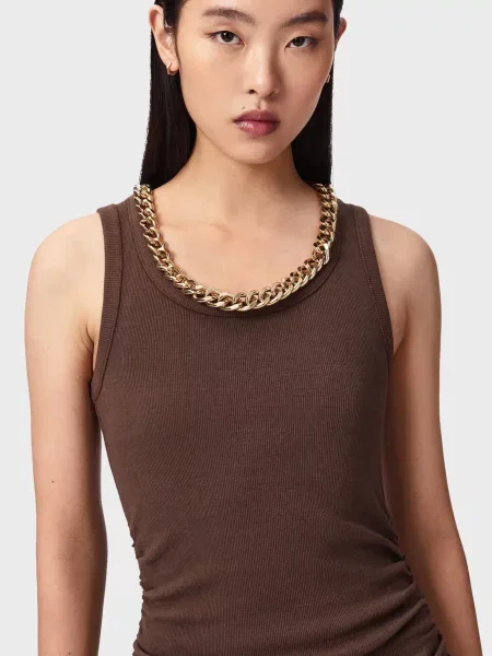 Сукня Allsaints коричнева
