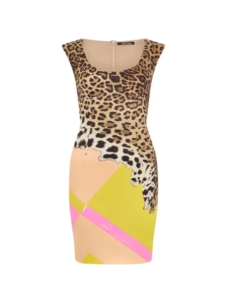 Rochie Roberto Cavalli cu imagine cu imprimeu animal print de costum