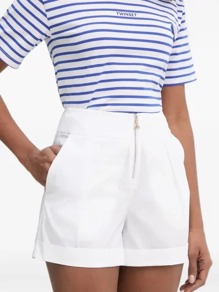 Pantaloni scurți Patrizia Pepe alb