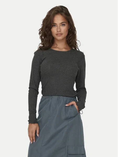 ONLY Блуза Carlotta сив