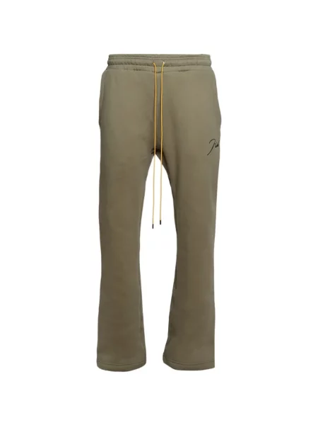 Pantaloni Rhude alergare cu cordon verde