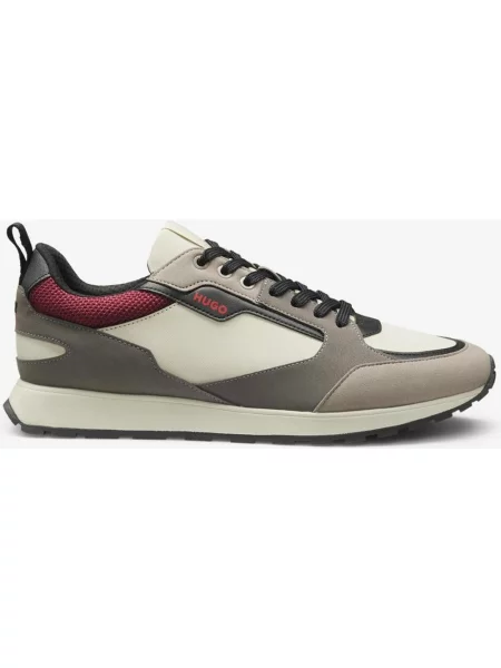 Buty do biegania HUGO Icelin Runn szaro-białe-czerwone 42 białe