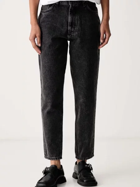 HUGO blugi mom fit pentru femei Garlene gri