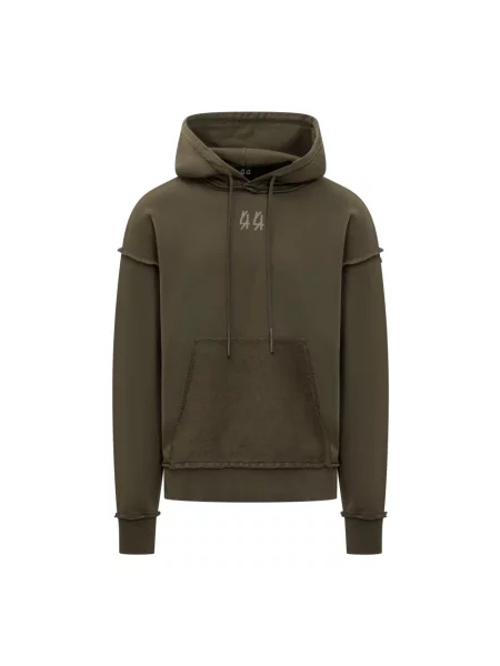 Bluza z kapturem 44 Label Group z kapturem klasyczna zielona