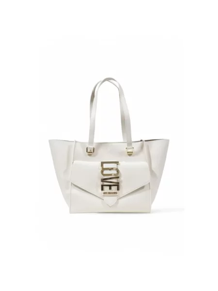 Shopperka Moschino biała