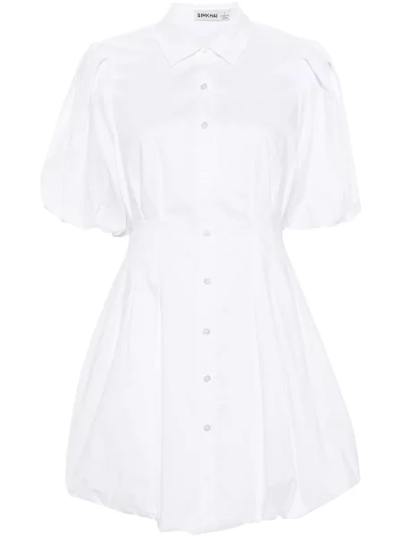 Rochie tip cămașă Simkhai alb