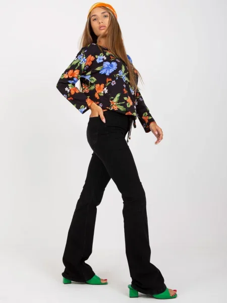 Bluză Fashionhunters cu imagine albastru