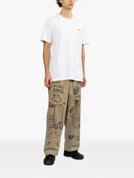 Tricou A.p.c. cu imagine alb