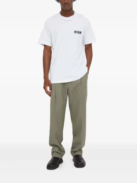 Pantaloni Won Hundred plisate verde
