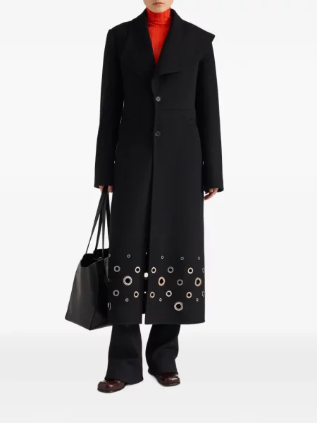 Palton Proenza Schouler de lână negru