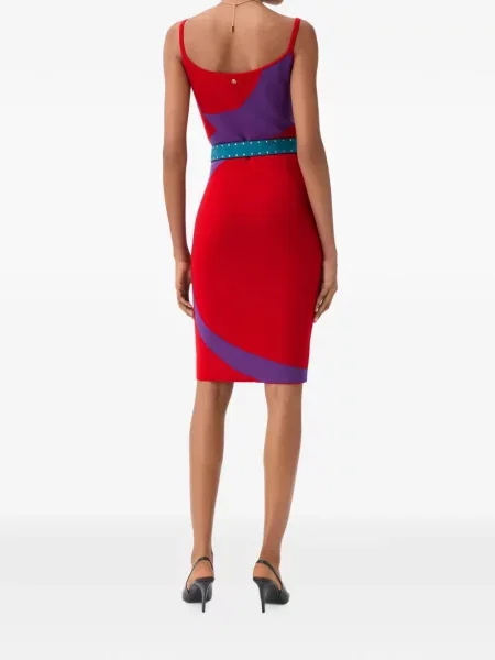 Rochie mini Versace de lână roșu