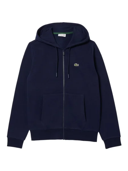 Mikina s kapucňou Lacoste s kapucňou modrá