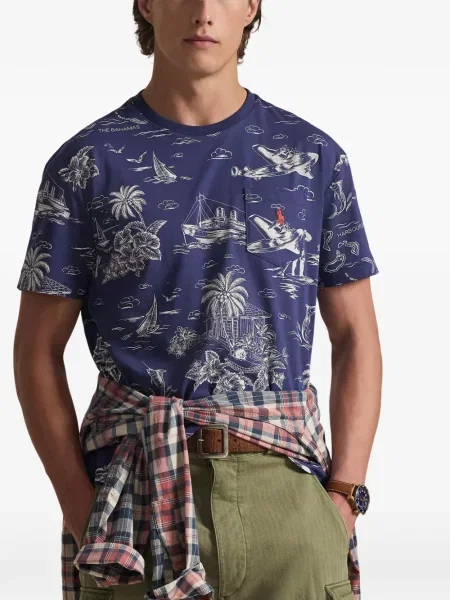 Кожени чорапи Polo Ralph Lauren с отворена пета с пейсли десен бяло