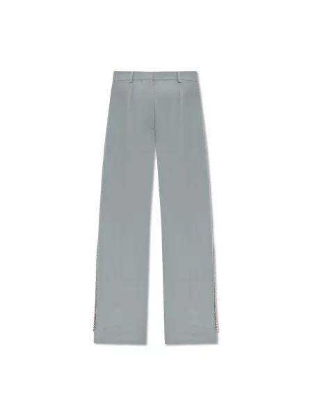 Spodnie Stella Mccartney wełniane szare