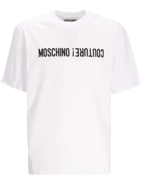 Tricou Moschino cu imagine alb