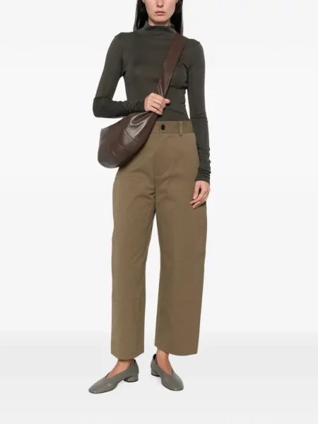Pantaloni Nicholson & Nicholson conici verde