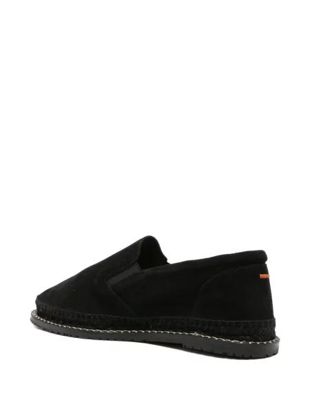 Espadrile Castaner din piele de căprioară negru