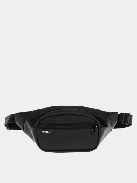 Поясная сумка Harvest из искусственной кожи черная