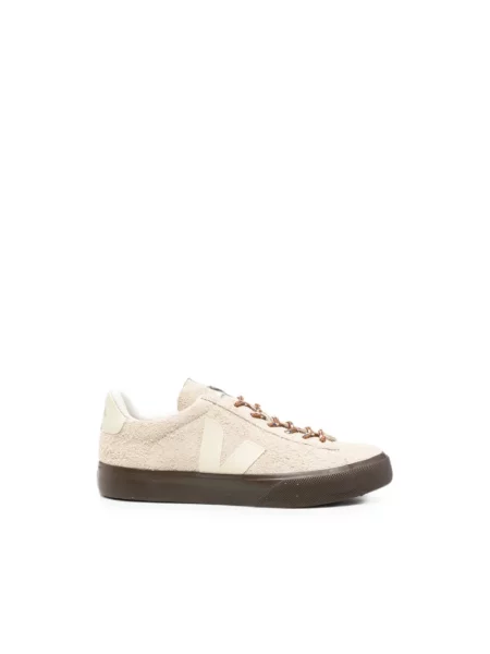Sneakersy Veja Campo skórzane brązowe