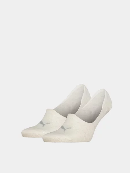 PUMA Unisex Mid Cut Footie 2 Набір шкарпеток Унісекс Комбінований верх бежевий