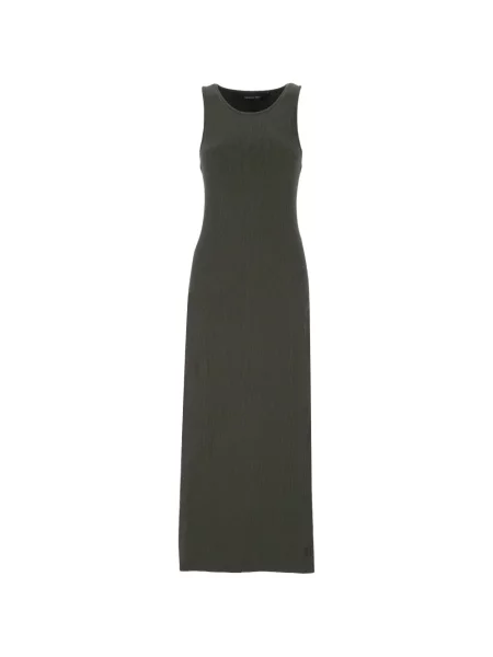 Rochie maxi Federica Tosi tricotate verde