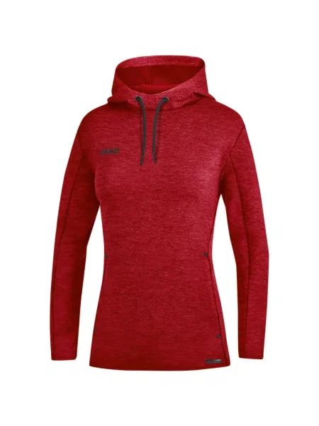 Bluza z kapturem Jako Premium Basics czerwona