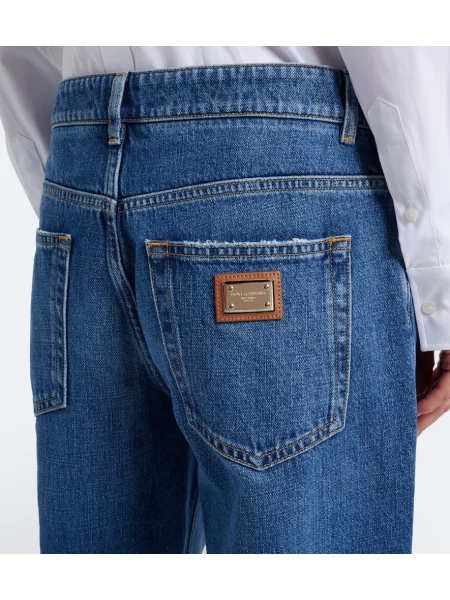 Blugi cu picior larg Dolce&gabbana albastru