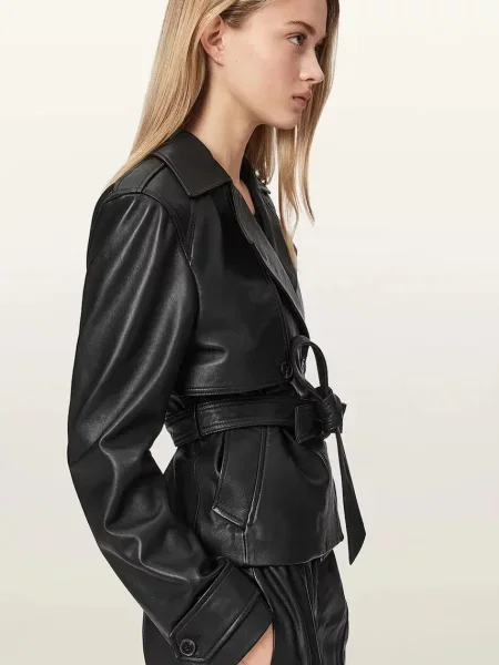 Кожаная куртка Allsaints