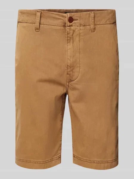 Szorty chinosy o kroju regular fit z bocznymi wpuszczanymi Superdry