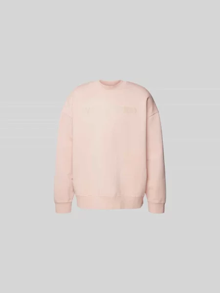 Bluza o kroju oversized z bawełny Won Hundred różowa