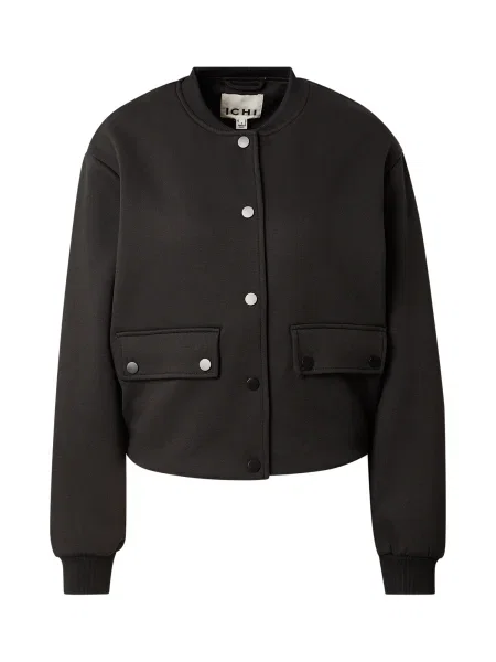 ICHI Geacă de primăvară-toamnă IHKATE negru alb