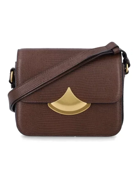 Torebka crossbody Sessun skórzana brązowa