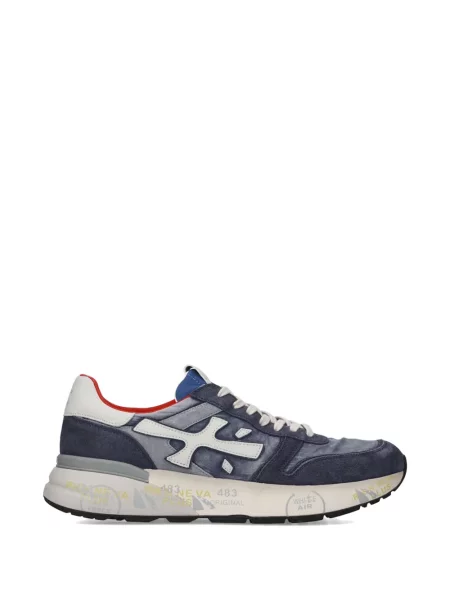 Sneakerși Premiata cu șireturi din dantelă albastru