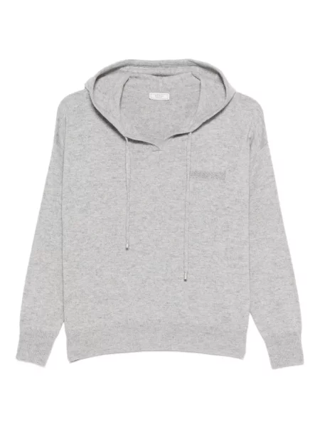 Bluza z kapturem Peserico szara