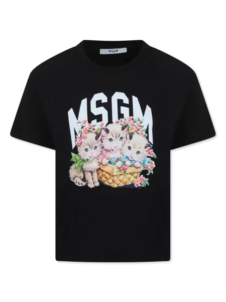 Koszulka dziecięca Msgm czarna