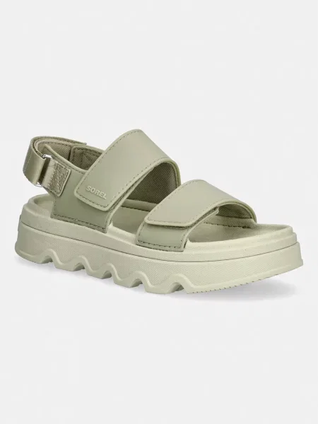 Sorel sandale cu platformă pentru femei KINETIC SUNCHASE AN verde