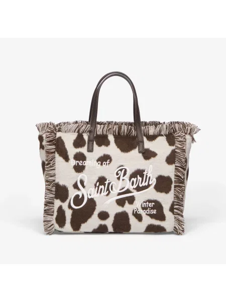 Kabelka Saint Barth Colette Felt N Bag Cow Universal