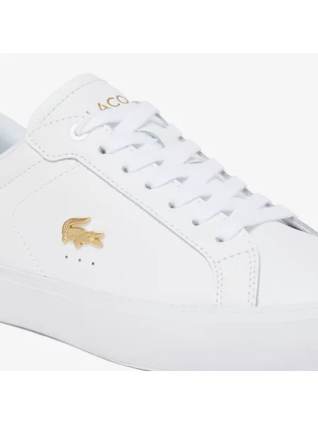 Lacoste Skórzane Sneakersy Powercourt biały