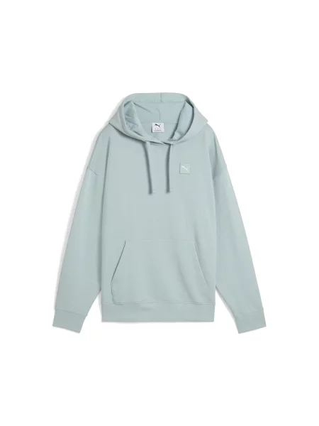 Wygodna bluza z kapturem ESS ELEVATED PUMA Modern Mint Green zielona