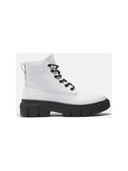 Botine Timberland din dantelă gri