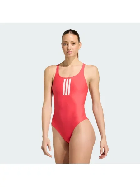 Strój kąpielowy Adidas w paski biały