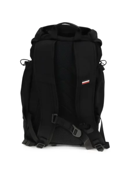 Rucsac Moncler Grenoble din piele negru