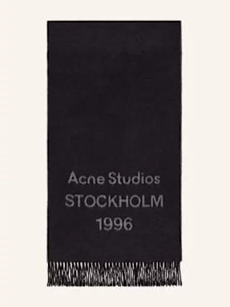 Šál Acne Studios bílý