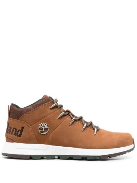 Sneakerși Timberland din piele maro