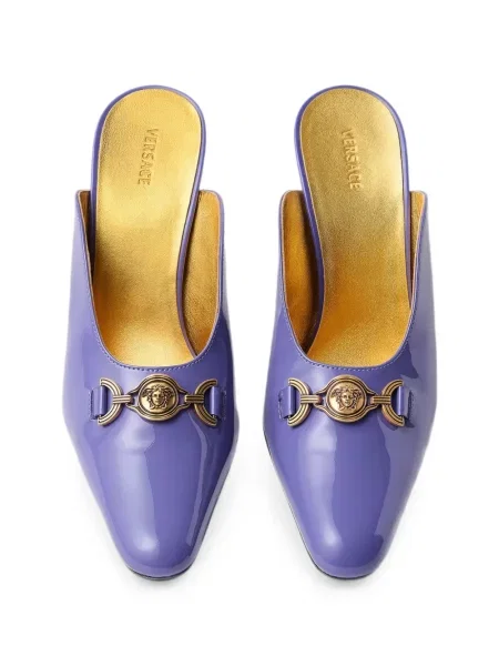 Papuci tip mules Versace violet