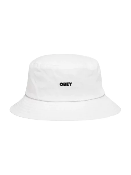 Kapelusz Obey z twillu biały